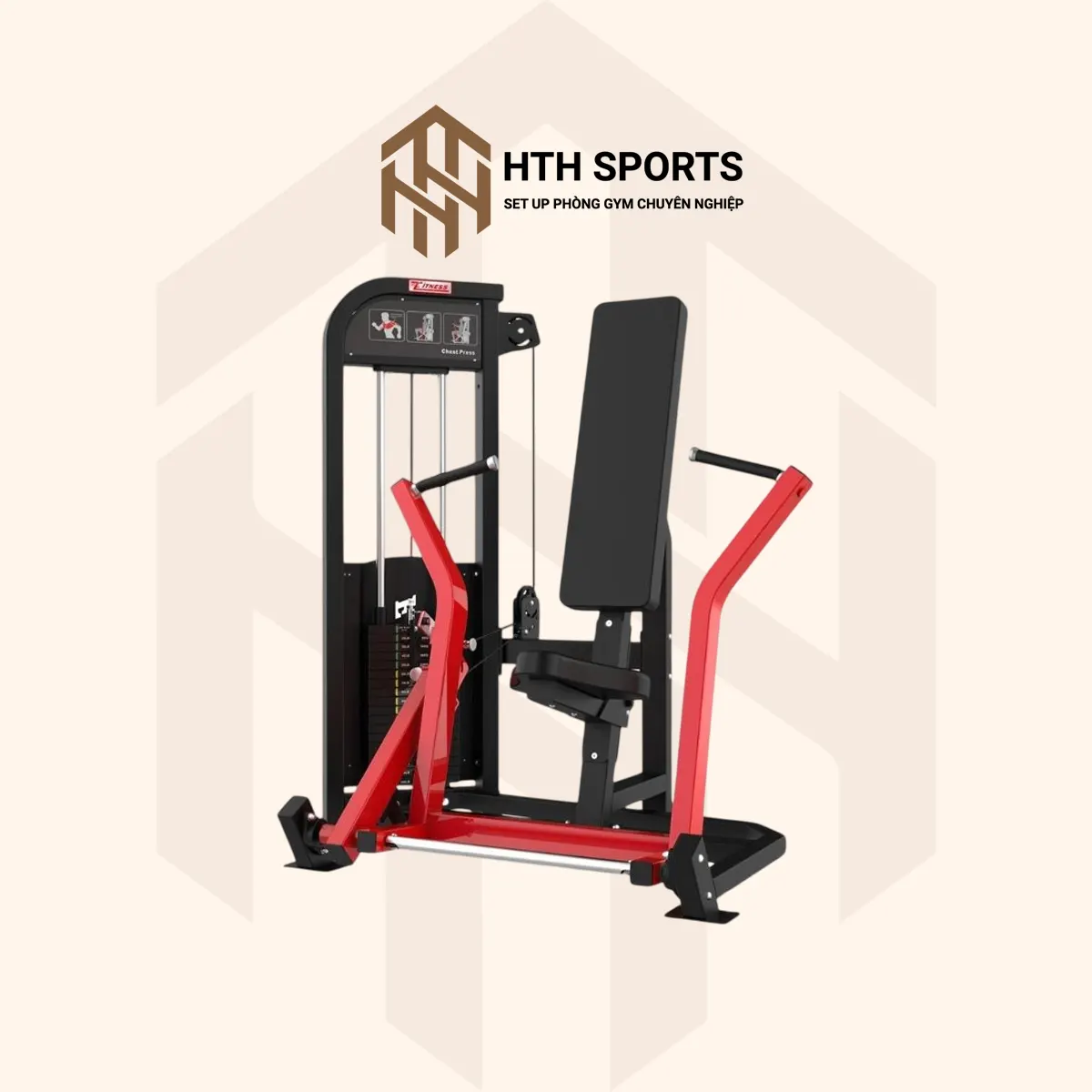 máy đẩy ngực HS01
